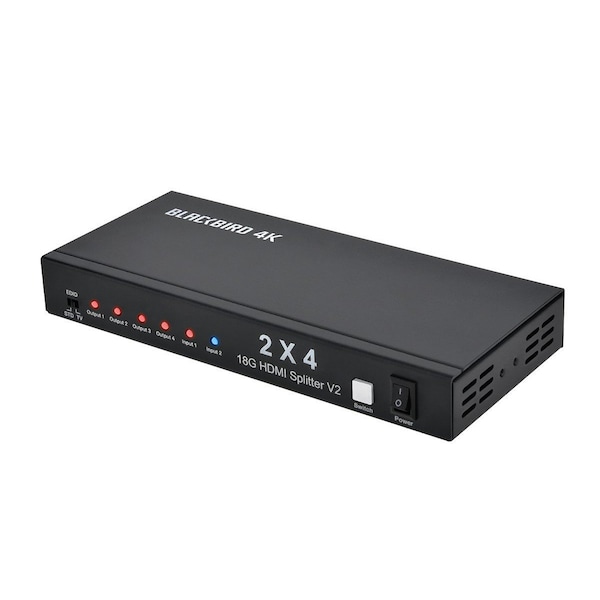 Monoprice Blackbird 4K HDMI 2x4 Splitter and Switch 15866 - main